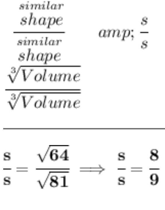 two cylinders are similar. the surface area of one is 64cm2 and the surface area of-example-2