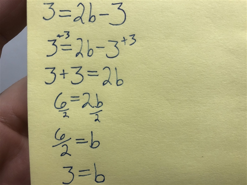 3 =2b -3 can someone help me understand this-example-1