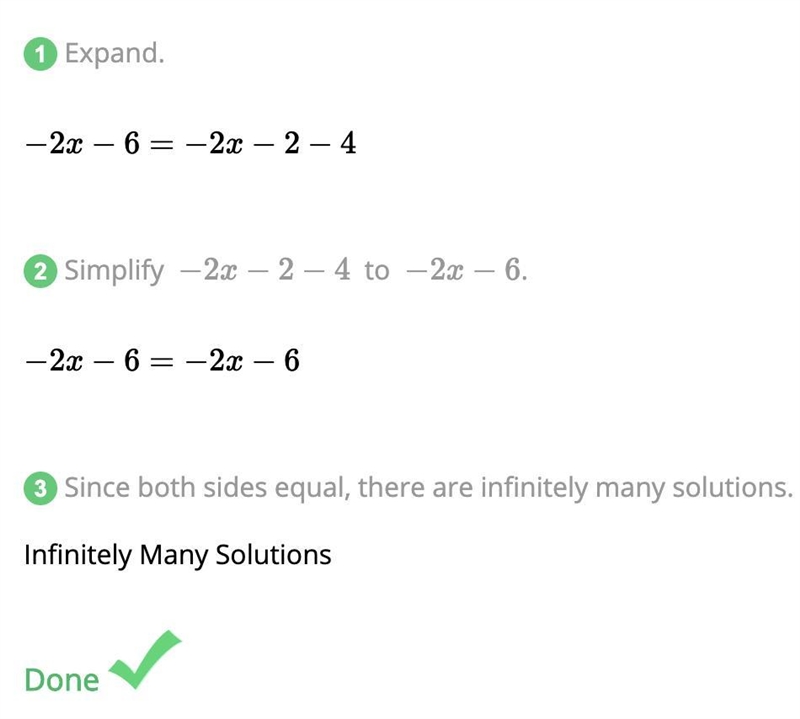 -2(x+3)=-2(x+1)-4 solve for x-example-1