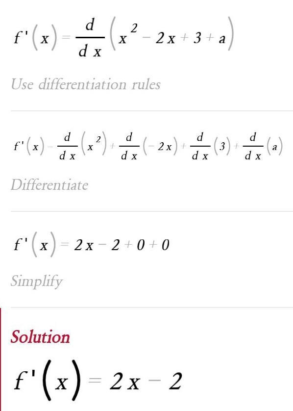 F(x)= x² - 2x + 4, +(a-1)=?​-example-2