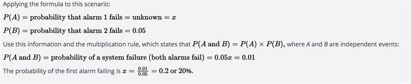 Your neighbor Philip buys a new alarm system that has two alarms (main and backup-example-1