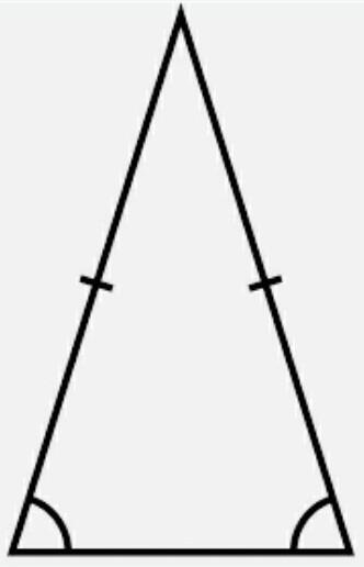 C) A triangle has one pair of equal sides and one pair of equal angles What is it-example-1