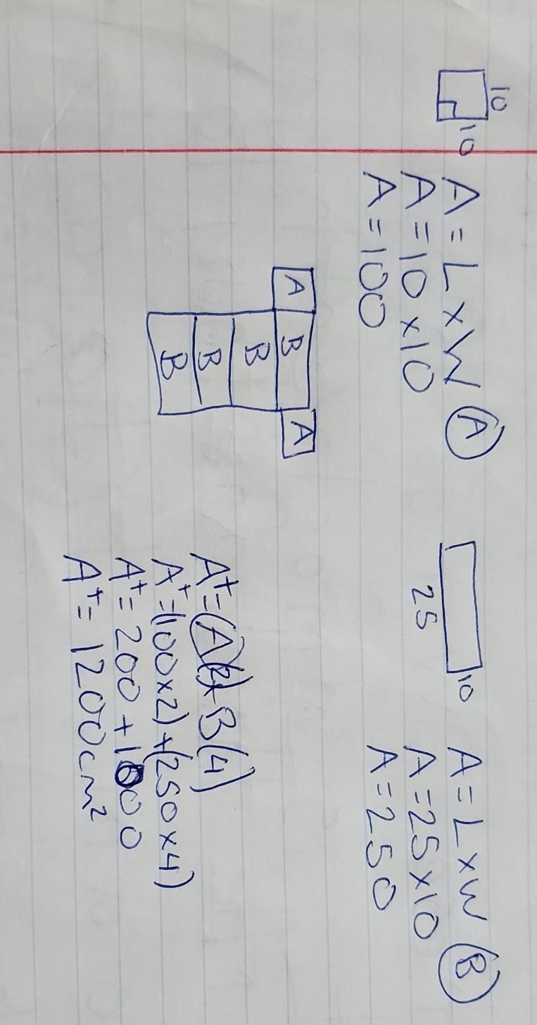 mr.beck is making a box pattern using 4 regular pieces of wood that are the same size-example-1