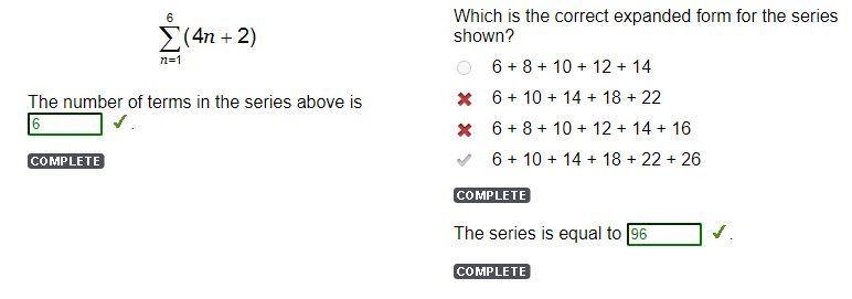 6 Σ(4n + 2) n=1 The number of terms in the series above-example-1