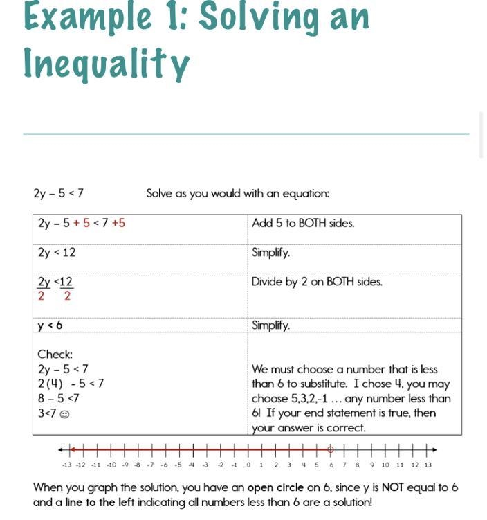 PLEASE HELP ME QUICK find 5 inequalities and solve them-example-1