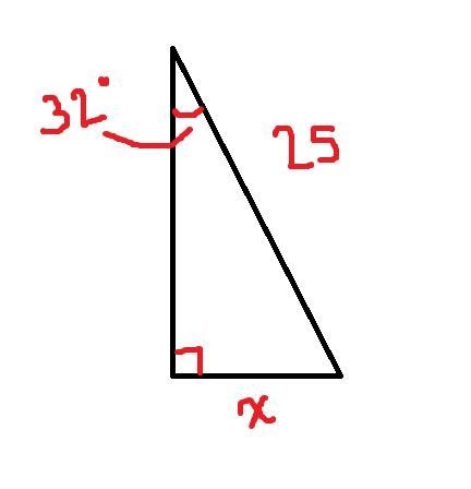 10 pts A 25-foot ladder is placed against a building and the top of the ladder makes-example-1