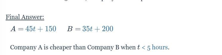 Jaxon is deciding between two landscaping companies for his place of business. Company-example-1