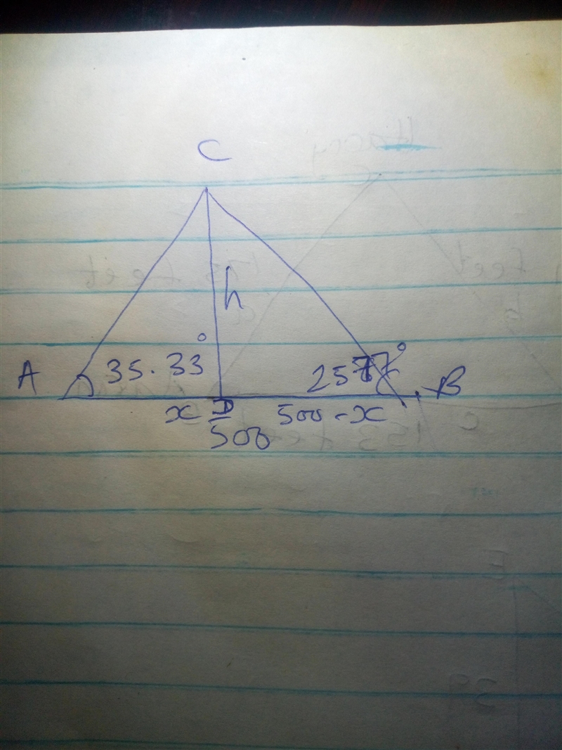 To find the height of a mountain, surveyors often find the angle of elevation to the-example-1