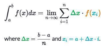 What is the whole process of turning the limit into a definite integral? An example-example-1