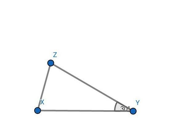 Construct a triangle ABC if AB = 4 cm, BC = 5 cm and Y = 30 °, then enter a circle-example-1