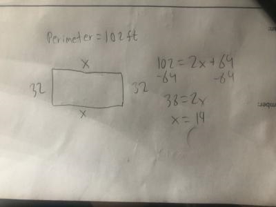 A city is building a fence around a rectangular playground. If the perimeter of the-example-1