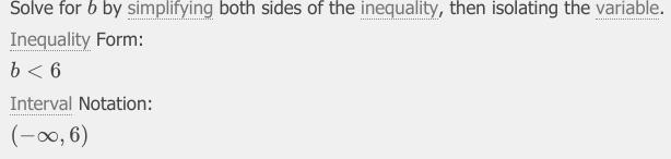 Solve the inequality: 8 – 2(b + 1) < 12 – 3b.-example-1