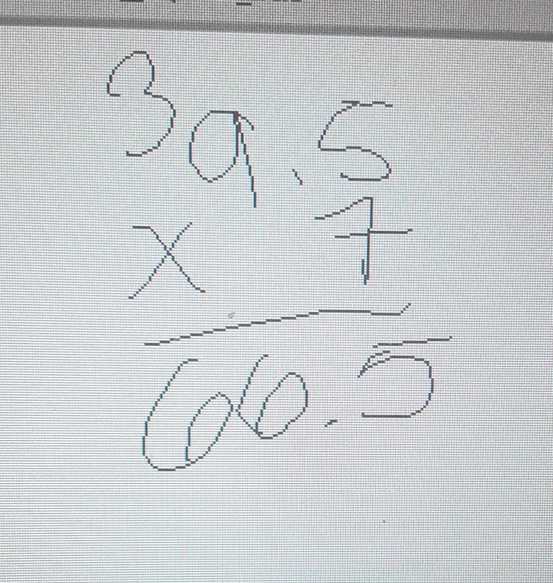 9.5 x 7 = Solve the problem-example-1