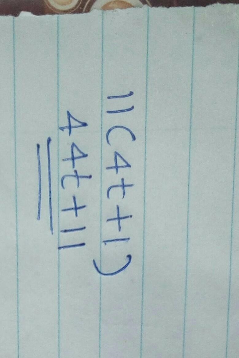 11(4t + 1) whats the answer-example-1