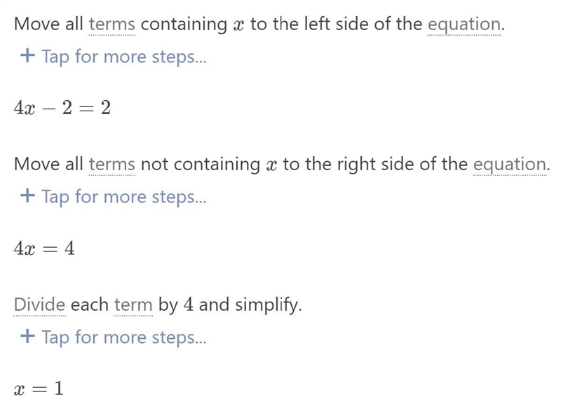 What is x-2=-3x+2 helm me please i have to get the answer today-example-1