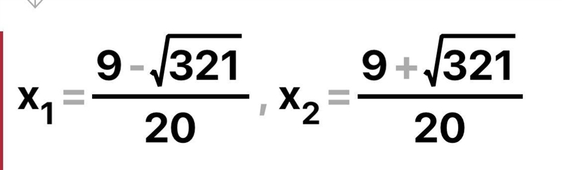 Solve 10x^2=6+9x Help please-example-1