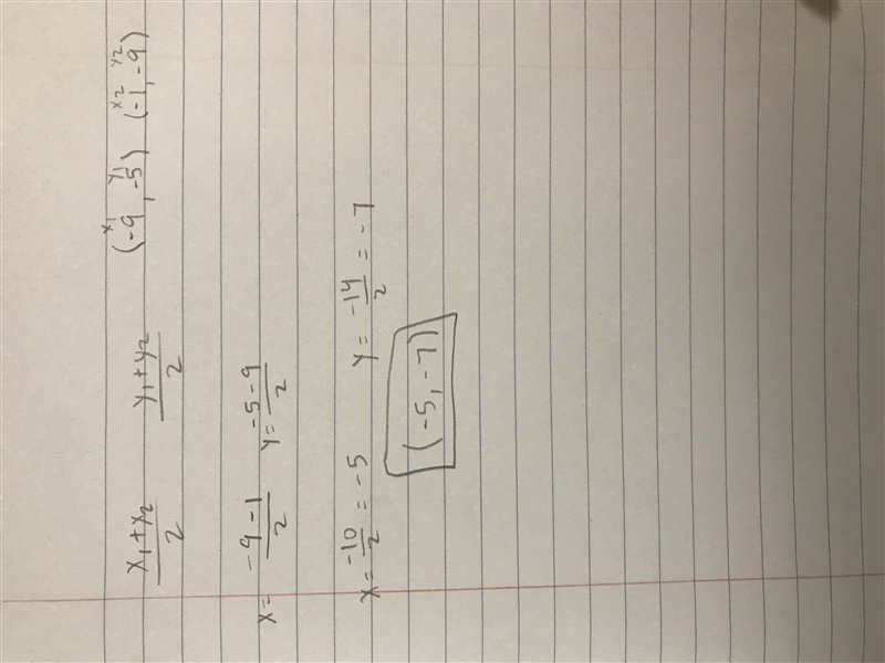 (-9,-5) and (-1, -9)-example-1