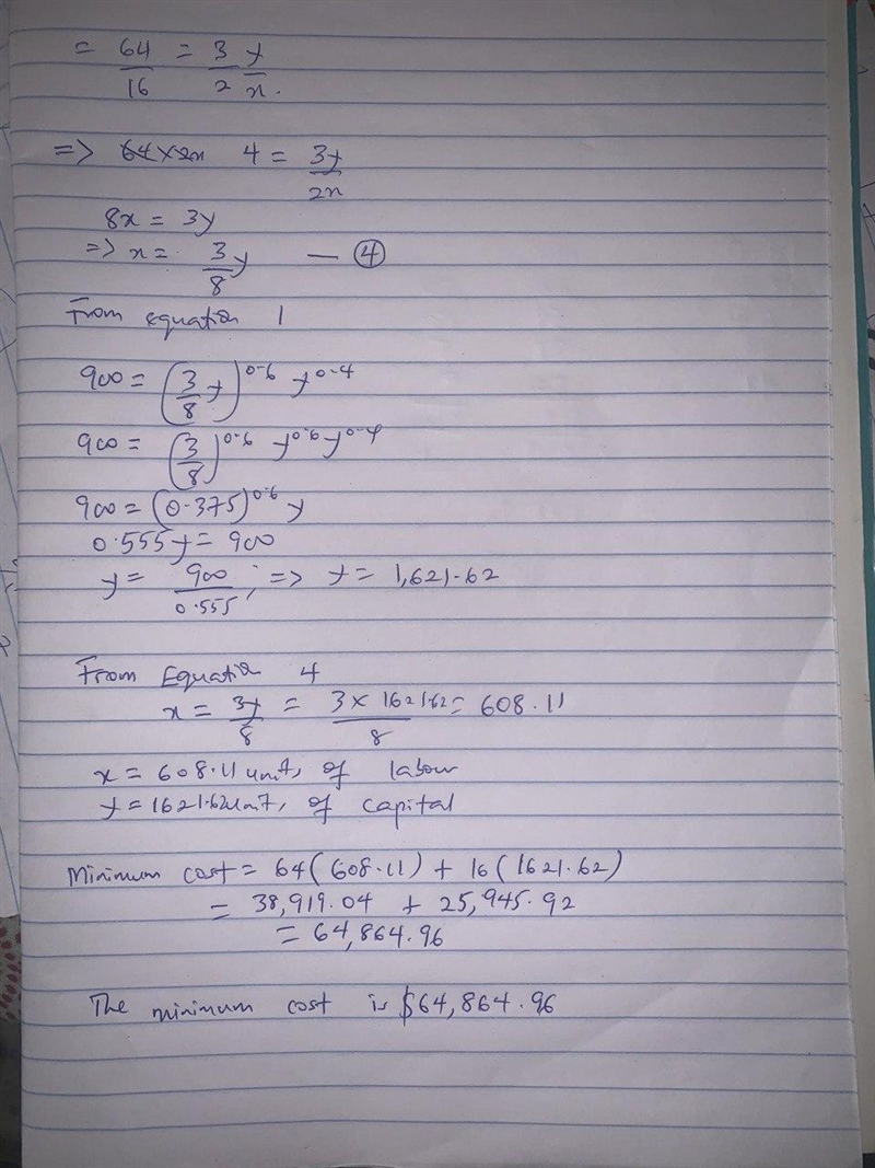 Find the minimum cost of producing 90000 units of a product, where x is the number-example-2