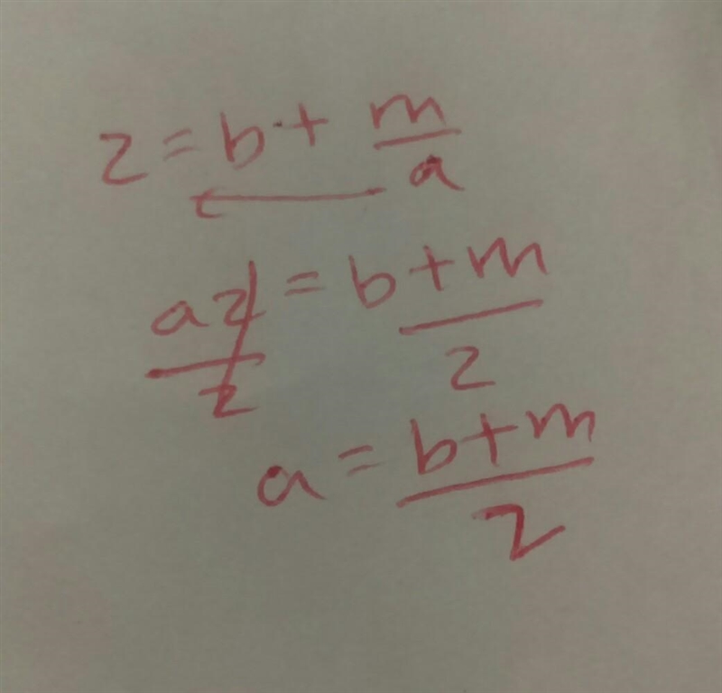 Z=b+ma, for a PLS ASAP-example-1