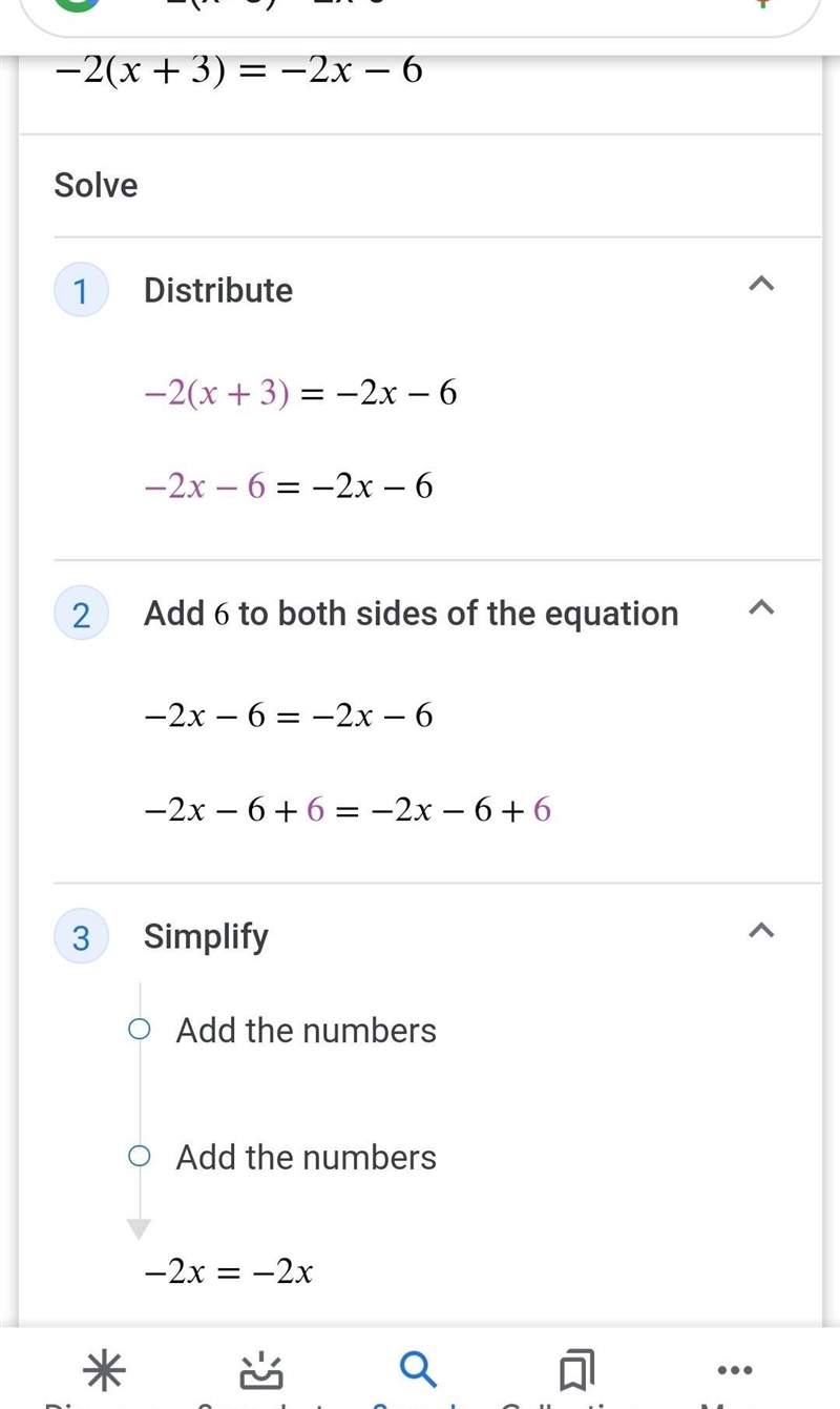 Find the solution to the following equations below and identify either one solution-example-2