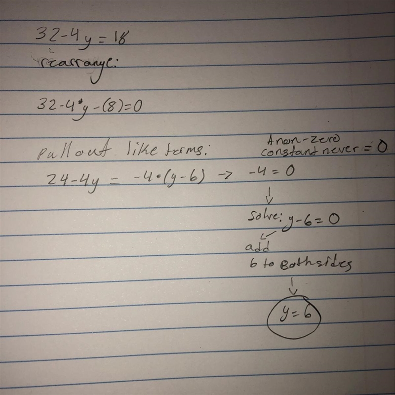 Consider the linear equation. 32 4y = 18 Which two ordered pairs are on the graph-example-1