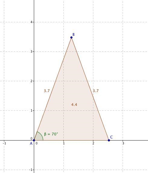 Find the area of the triangle. Round the answer to the nearest tenth. Triangle is-example-1