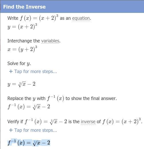 What is the inverse of f(x)=(x+2)^3-example-1