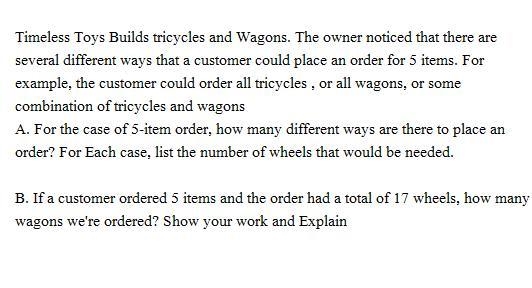 For the case of 5-item order, how many different ways are there to place an order-example-1