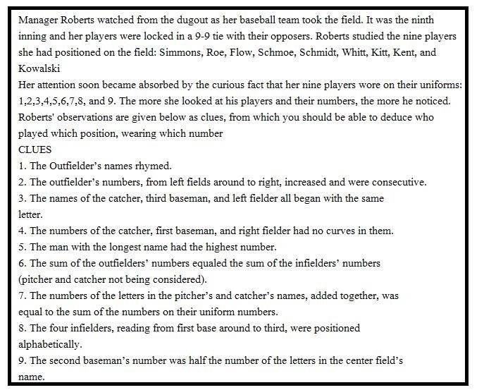 Manager Roberts watched from the dugout as her baseball team took the field. It was-example-1