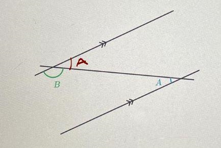 The angle measurements in the diagram are represented by the following expressions-example-1