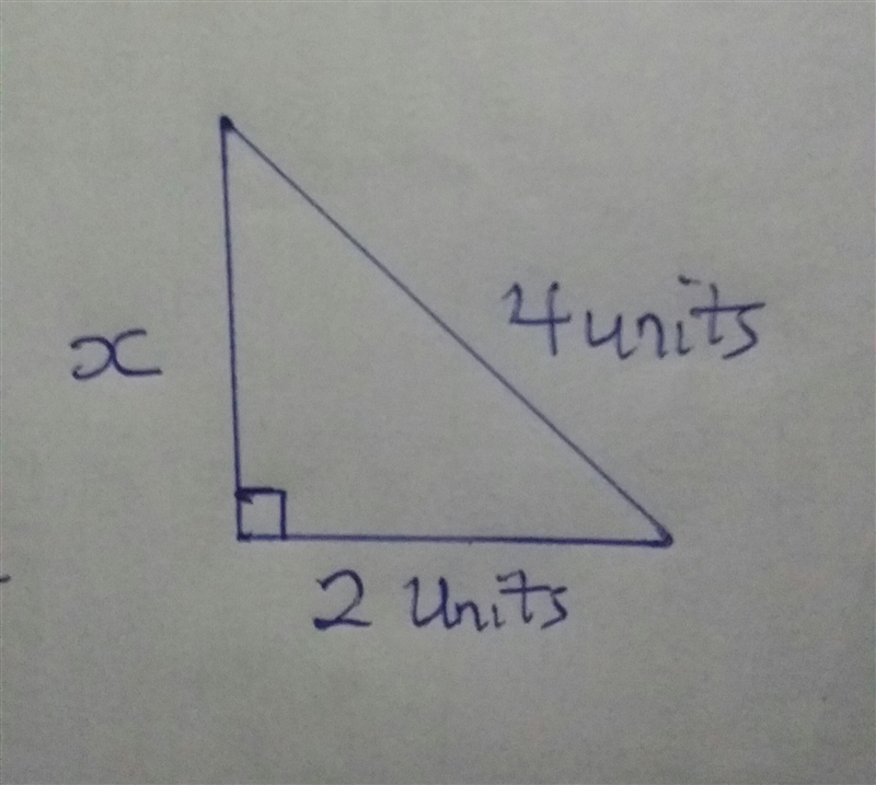 Question 2 Multiple Choice Worth 5 points) (03.01 LC) The leg of a right triangle-example-1