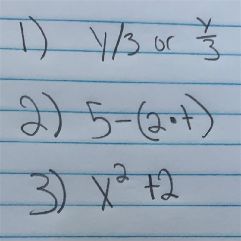 Write an algebraic expression for each verbal expression ​-example-1