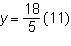 If y varies directly as x, and y is 18 when x is 5, which expression can be used to-example-1