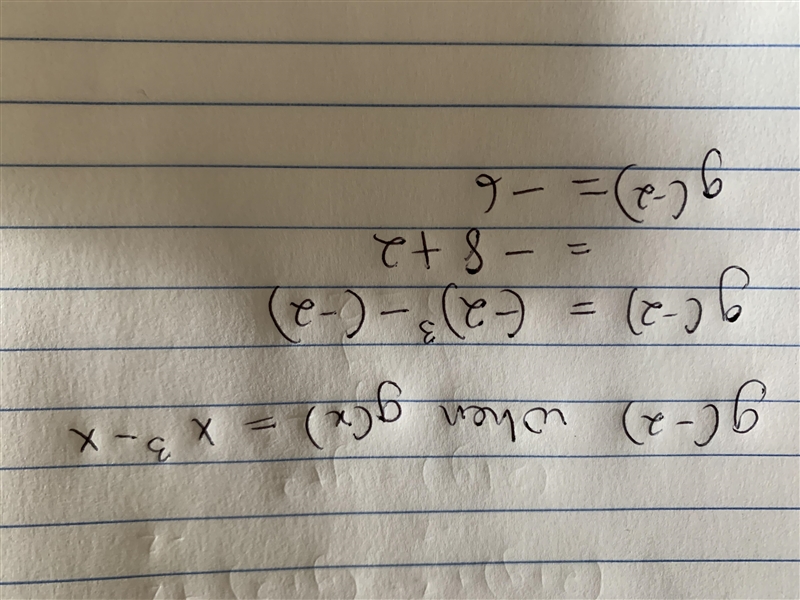 Find the value of g (-2) if g(x) = x3 - x-example-1