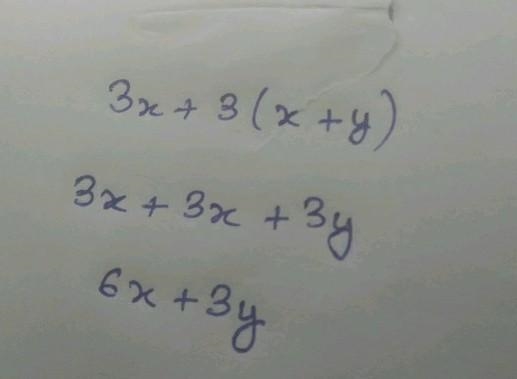 Can someone please help 3x+3(x+y)-example-1