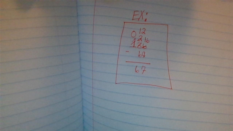 What is 136 - 69 in an explanation I don’t understand how to sub 6 And 9 or regrouping-example-1