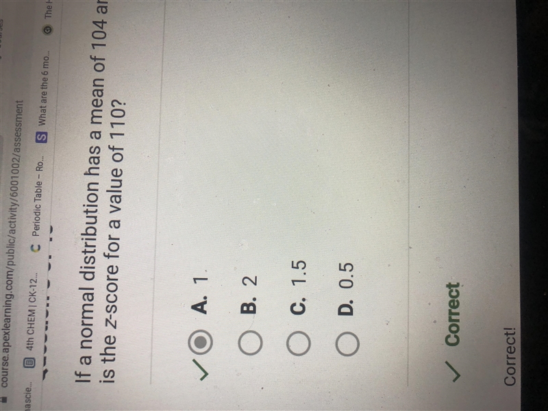 If a normal distribution has a mean of 104 and a standard deviation of 6 what is the-example-1