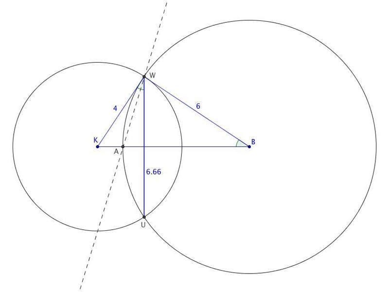 ALL YOU NEED TO DO IS DRAW THIS!!!!! Circle ω1 with center K of radius 4 and circle-example-1