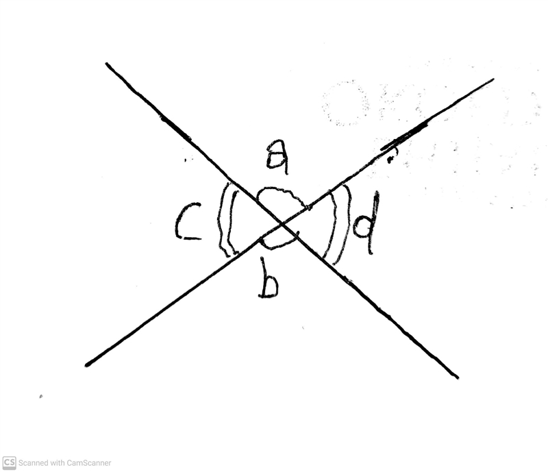 Which statement is true about vertical angles. 1 point Vertical angles are congruent-example-1