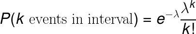 Λ represents the average rate, and the expected number of events in a given time frame-example-1