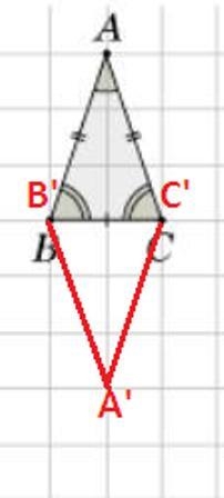 drag components to describe a sequence of transformations that will show triangle-example-1