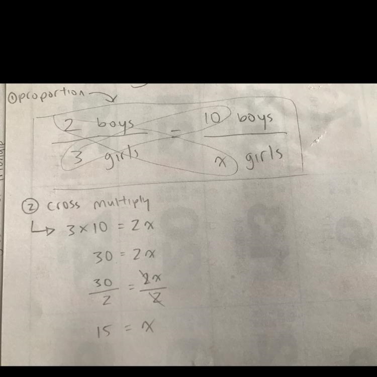 If the ratio of boys to girls in a classroom is 2:3 and there are 10 boys, how many-example-1