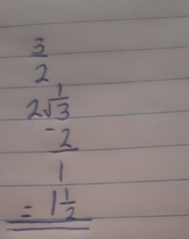 What mixed number is equal to 3/2-example-1