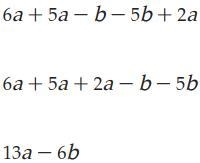 What i sthe answer to 6a+5a-b-5b+2a-example-1