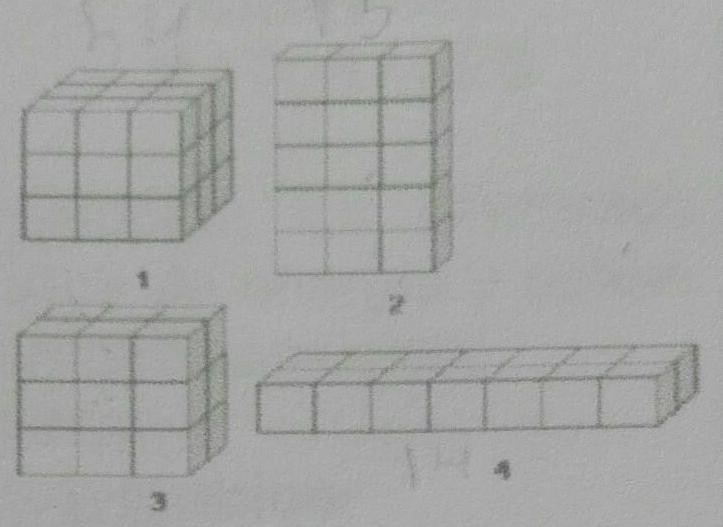 Observa las figuras y contesta lo siguiente de cada figura ¿cuantos cubos la forman-example-1