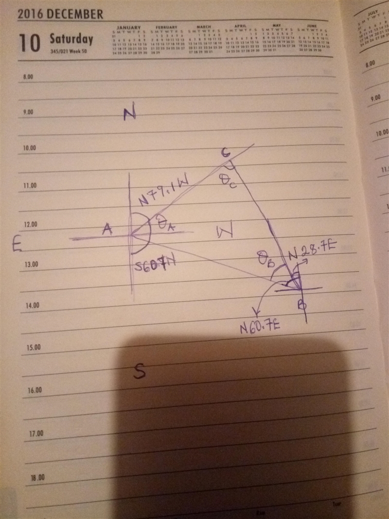 Adam must fly home to city A from a business meeting in city B. One flight option-example-1