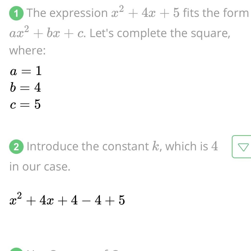 What are the solutions to the equation x2+4x+5=0-example-1