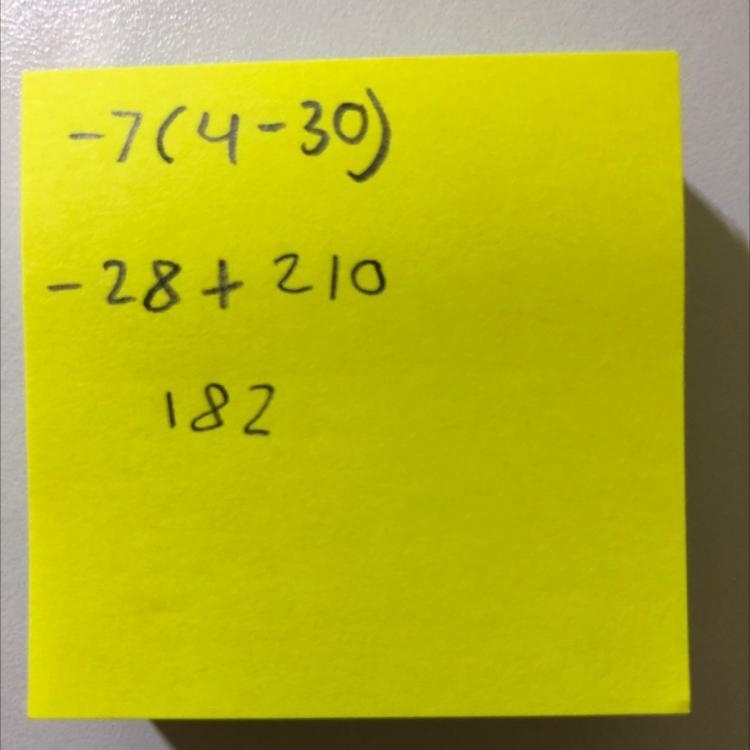 Need Help ASAP Slope = -7;(4,-30)-example-1