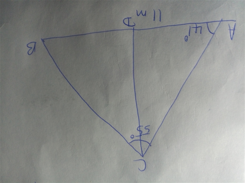 3. A telephone pole is supported by two wires on opposite sides. At the top of the-example-1