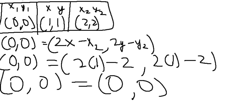 Please help The midpoint (x, y) and the end point (x2, y2) are known. Find (x1, Y-example-1